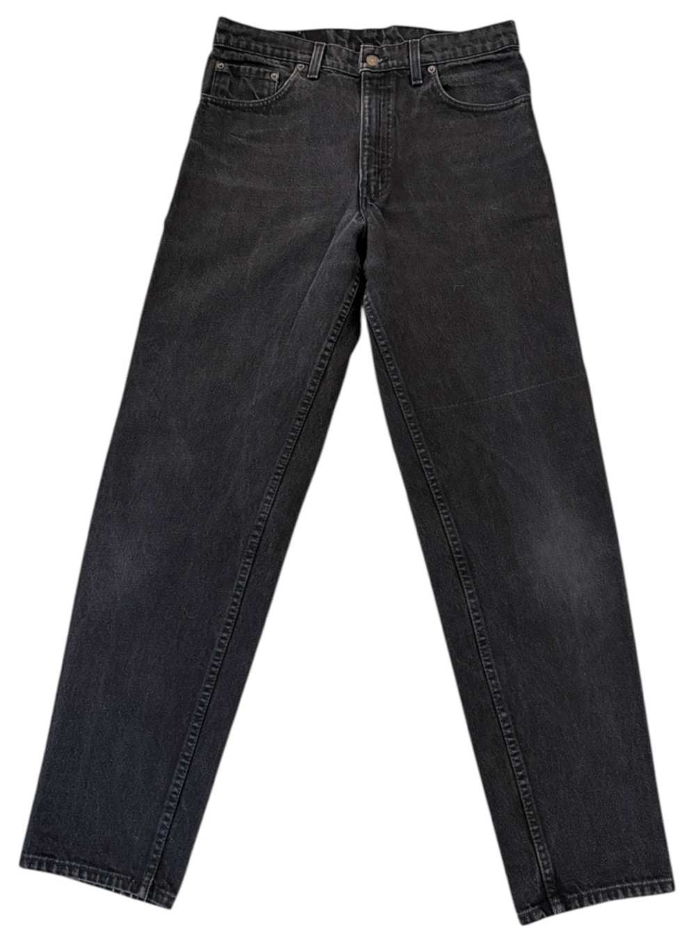 Vintage Levis 550 Black Fade USA 1995 Relaxed Tapered Jeans 33x32 Fits 31x31.5